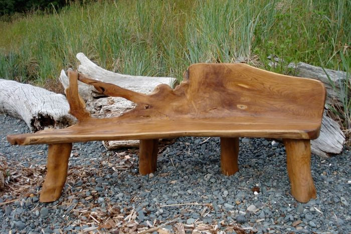 Teak Root Bench