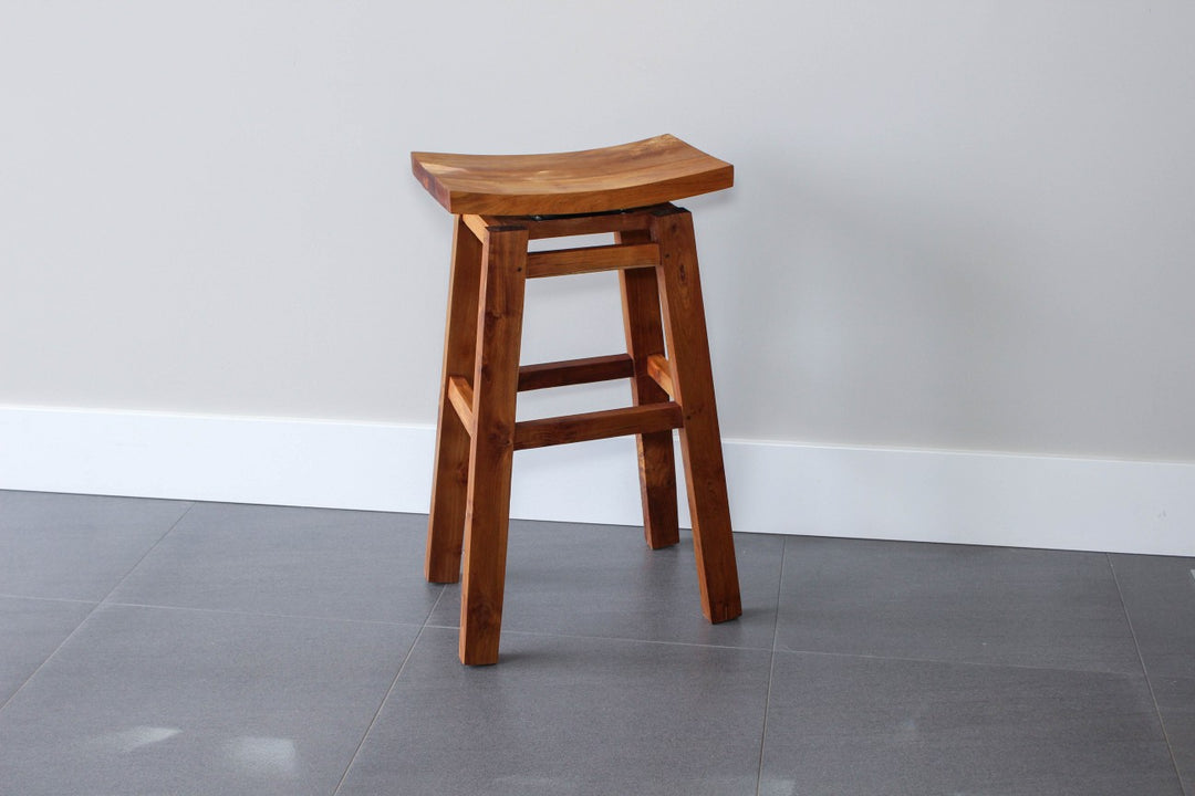 Harrington Sheesham Barstool Wooden Stool Pepperfry 30 Inch